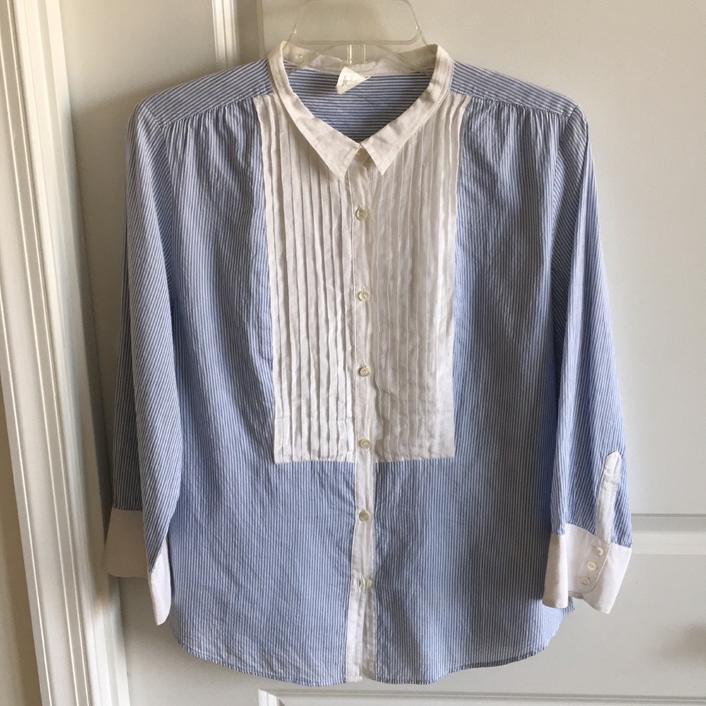 Pinstripe blouse